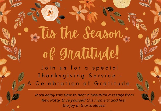 Thanksgiving Celebration of Gratitude